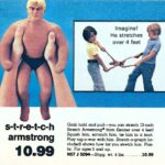 1976 S-T-R-E-T-C-H ARMSTRONG Ad POSTER 24 X 24 Inches Wall Art