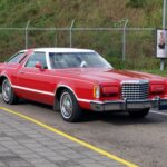 1977 FORD THUNDERBIRD (RED) POSTER 24 X 36 INCH