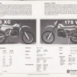 1983 Husqvarna 175WR 175XC Specs Motocross Motorcycle POSTER 24 X 36 INCH Sweet!