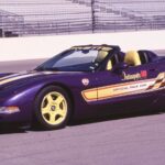 1998 CHEVROLET CORVETTE INDY 500 PACE CAR POSTER 24 X 36 INCH NICE!