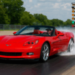 2013 Chevrolet Corvette Grand Sport Convertible Drag POSTER 24 X 36 INCH SWEET!