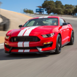 2016 Ford Mustang Shelby GT350R (Red-Road) POSTER 24 X 36 INCH Sweet Ride!