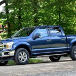 2018 FORD F-150 (Blue) POSTER 24 X 36 INCH