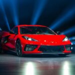 2020 CHEVROLET CORVETTE RED (BEAMS) POSTER 24 X 36 INCH AWESOME!!!