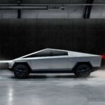 2021 TESLA CYBER TRUCK (Side) POSTER 24 X 36 INCH