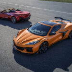 2023 Chevrolet Corvette Z06 (Red and Orange) POSTER 24 X 36 Inches SWEET!