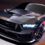 2024 Ford Mustang Dark Horse (FRONT GRILL) POSTER 24 X 36 INCH FAST MACHINE!