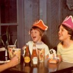 70s GOOD TIMES AT Long John Silver POSTER 24 X 24 Inches Wall Art