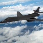 B-1B Lancer (Over Clouds) POSTER 24 X 36 Inches U.S. Military Aircraft
