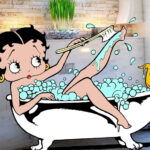 Betty Boop Vintage Comics (Bath) 24 X 18 Inches Sweet!