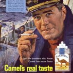 CAMEL AD (MEN OF THE SEA) POSTER 24 X 36 Inches Looks NICE!! Cigarettes