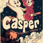 Casper the Friendly Ghost - Wendy 1963 Vintage POSTER 24 X 18 INCH AWESOME!