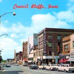 Council Bluffs Iowa Postcard POSTER 24 X 18 Inches Wall Art