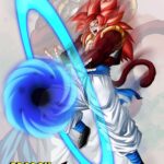 Dragon Ball GT Gogeta Big Bang Kame Hame Ha SSJ4 SANIME POSTER 24 X 18"