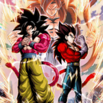 Dragon Ball GT Goku & Vegeta SSJ4 Fusion POSTER 24 X 18" SWEET!