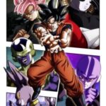 Dragon Ball Super Poster Goku Villains Black Beerus ANIME POSTER 24 X 18" Nice!