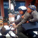 Dumb And Dumber Freezing on Mini Bike Movie POSTER 13 X 19 Inches Wall Art