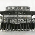 Fairview Drive-In Waco Texas 1950s POSTER 24 X 18 Inches Wall Art