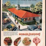 Howard Johnson's Ad 1950s 24X18 Vintage POSTER 24 X 24 Inches Wall Art