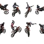 Motocross Motorcycle MX Aerial Tricks POSTER 24 X 24 INCH Sweet!