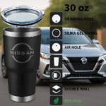 Nissan Logo 30 oz Insulated Tumbler - For The Car Enthusiest. Sweet!