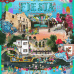 SAN ANTONIO FIESTA 2025 POSTER 24 X 36 Inches Looks beautiful