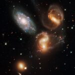 STEPHAN'S QUINTET GALAXYS POSTER 24 X 36 INCH AMAZING LOOKING!