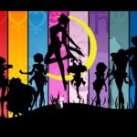 Sailor Moon Of All Guardians (Silhouettes) POSTER 24 X 18" SWEET!