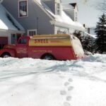 Shell Oil Delivery Truck 1950s POSTER 24 X 18 Inches Wall Art