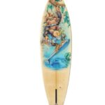 Surfing Monkey Surfboard POSTER 24 X 18" SWEET! Wall Art