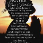 THE LORD'S PRAYER POSTER 24 X 36 INCH Catholic, acts, saints, religion, Jesus