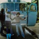 The Famous AC-DC Blue Tour Bus POSTER 24 X 24 Inches Wall Art