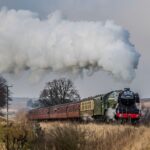 The Flying Scotsman Train(Smoke Stack) POSTER 24 X 18 Inches Nice!