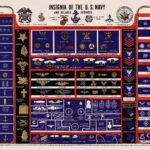 UNITED STATES RANK INSIGNIA (History) POSTER 24 X 36 Inches