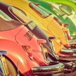 Volkswagen Beetles Rear (Row) POSTER 24 X 36 INCH Nice Wall Art!