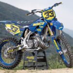 Yamaha YZ250 (Blue) Motocross Motorcycle POSTER 24 X 36 INCH Sweet!