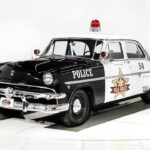 1954 Crestline Police Car POSTER 13 X 19 Inch Rustic Wall Art!