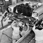 1957 Chevrolet Assembly Mechanics POSTER 24 X 18 INCHES Vintage!