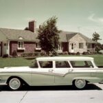 1957 Ford Country Sedan Station Wagon POSTER 24 X 36 INCH