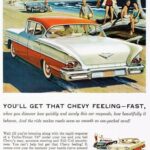 1958 Chevrolet Ad POSTER 24 X 18 INCH Nice Looking!