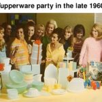 1960s Tupperware Party POSTER 24 X 18 Inches 60s 70s Decade VINTAGE