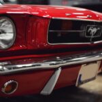 1965 Ford Mustang (Grill- Red) POSTER 24 X 36 INCH Nice Wall Art!