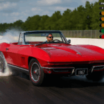 1967 Chevrolet Corvette Convertible Dragstrip POSTER 24 X 36 INCH Sweet!