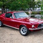 1967 Ford Mustang GT Fastback (Red) POSTER 24 X 36 INCH