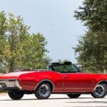 1968 Oldsmobile Cutlass Supreme Convertible Red Rear POSTER 24 X 36 INCH Sweet!
