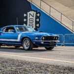 1969 Ford Mustang BOSS 351 (Blue) POSTER 24 X 36 INCH Nice Wall Art!