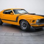 1970 Ford Mustang Boss 302 Grabber Orange Front Side POSTER 24 X 36 INCH SWEET!