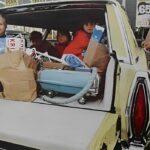 1970s Mercury Station Wagon Groceries 24 X 18 Inch POSTER Vintage Wall Art