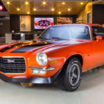 1972 Chevrolet Camaro Orange - Black POSTER 24 X 36 Inches SWEET!