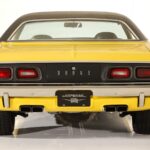 1972 Dodge Challenger JA YELLOW (Rear) POSTER 24 X 36 INCH SWEET!